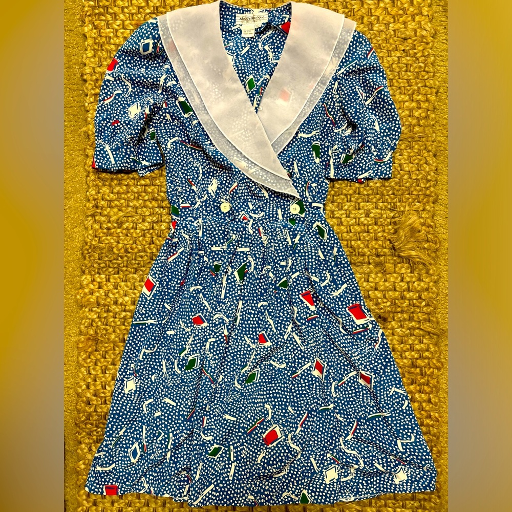 Blue vintage dress